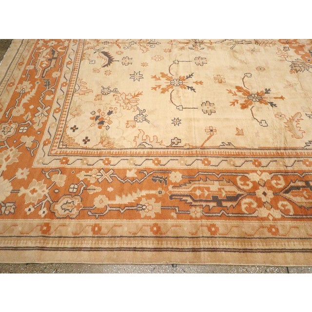 Textile Galerie Shabab Collection Mid-20th Century Turkish Anatolian Large Carpet For Sale - Image 7 of 10