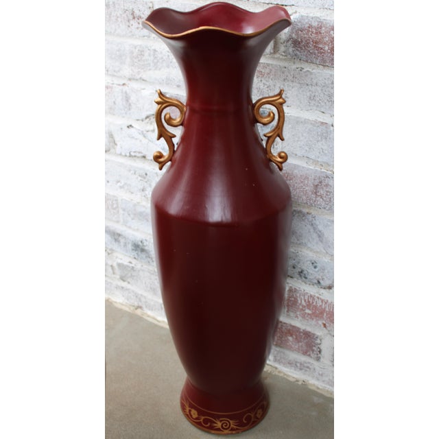 Mid 20th Century Tropical Floor Vase / Umbrella Stand Chairish