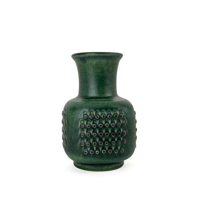 1950s Glazed Ceramic Vase by Mari Simmulson for Upsala Ekeby, 1950 For Sale - Image 5 of 5