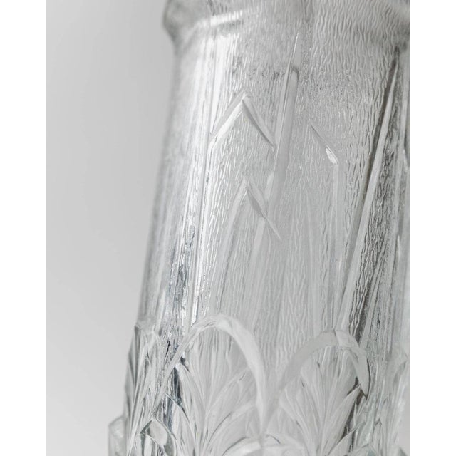 Vintage Pressed Glass Vase, 1970s For Sale - Image 4 of 12