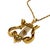 19th Century Victorian Diamond Pearl 18k Yellow Gold Lyre Necklace For Sale In Los Angeles - Image 6 of 6