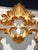 1950s Vintage Italian Rococo Ornate Gold Gilt King Headboard ~ Hollywood Regency For Sale - Image 5 of 14