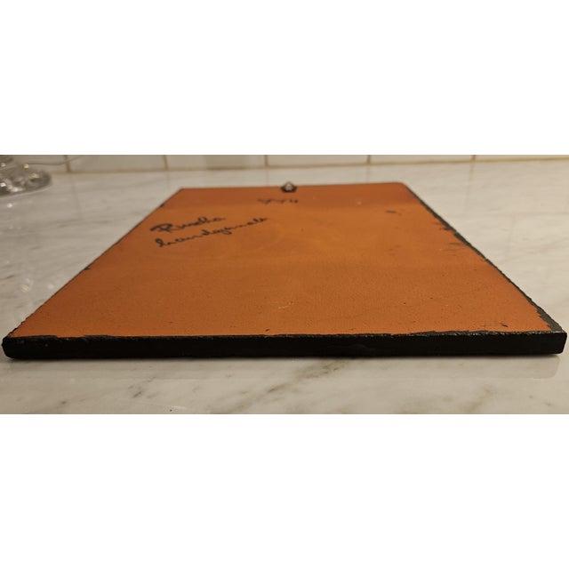 Mid 20th Century Ruscha German Ceramic Wall Tile For Sale - Image 9 of 11