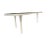 Mr Brown Mid-Century Style White Gesso Coffee Table With Antique Mirrored Top For Sale - Image 4 of 7