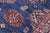 Boho Chic Rustic Super Kazak Blue/Red Wool Rug - 11'8'' X 15'6'' For Sale In New York - Image 6 of 10