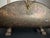 Brass Vintage Mid 20th Century Hammered Brass Fireplace Log Holder With Lion Faces & Paws For Sale - Image 8 of 12