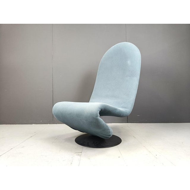 1-2-3 High Back Chair by Verner Panton for Fritz Hansen, 1970s For Sale - Image 6 of 9