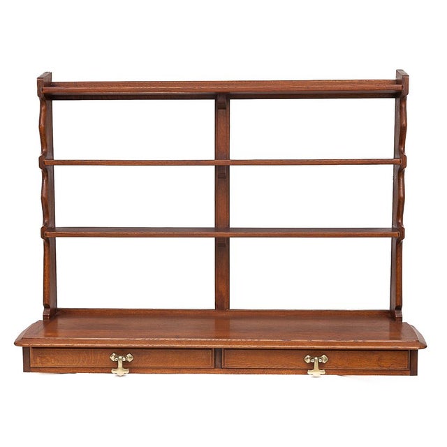 Vintage Wall Shelf by Guillerme and Chambron, 1950s For Sale - Image 13 of 13