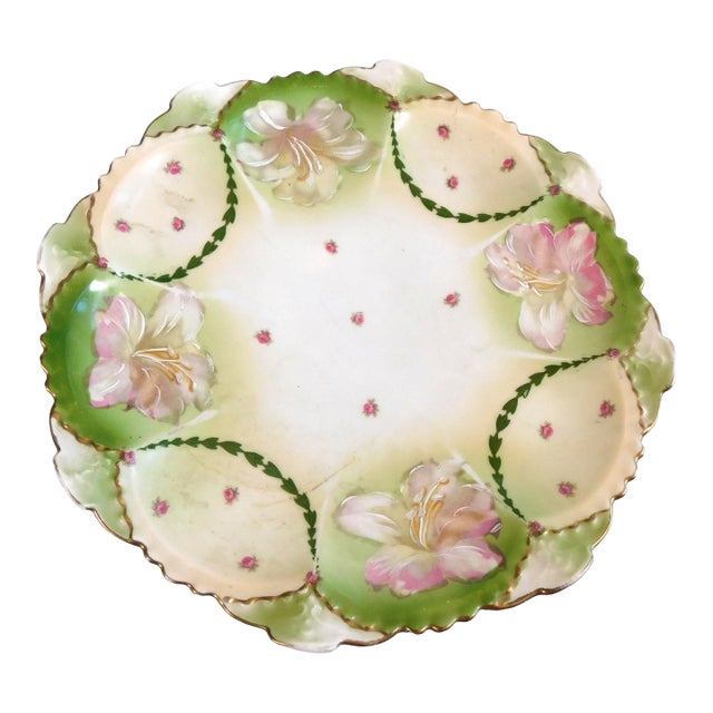 1940s Mz Austria Royal Innsbruck Vienna Serving Platter For Sale