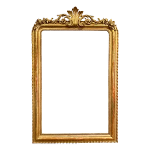 Mid 19th Century French Gold Gilt Mirror, 1850s