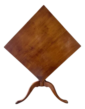 19th-Century American Cherry Tilt-Top Tripod Table – Antique Candle Stand