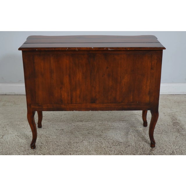 French Carved 2 Drawer Mahogany Chest or Commode For Sale - Image 12 of 12