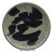 1978 Richard Mahaffey Stoneware Platter With Abstract Glaze Pacific Northwest Studio Pottery For Sale