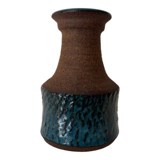 Mid Century Studio Pottery Vase For Sale