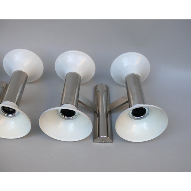 Space Age White Wall Lights from Cosack, 1970s, Set of 2 For Sale - Image 12 of 18