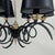 Black Cast Iron and Brass Chandelier, France, 1950s For Sale - Image 14 of 17