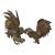 Mid 20th Century Decorative Roosters - a Pair For Sale