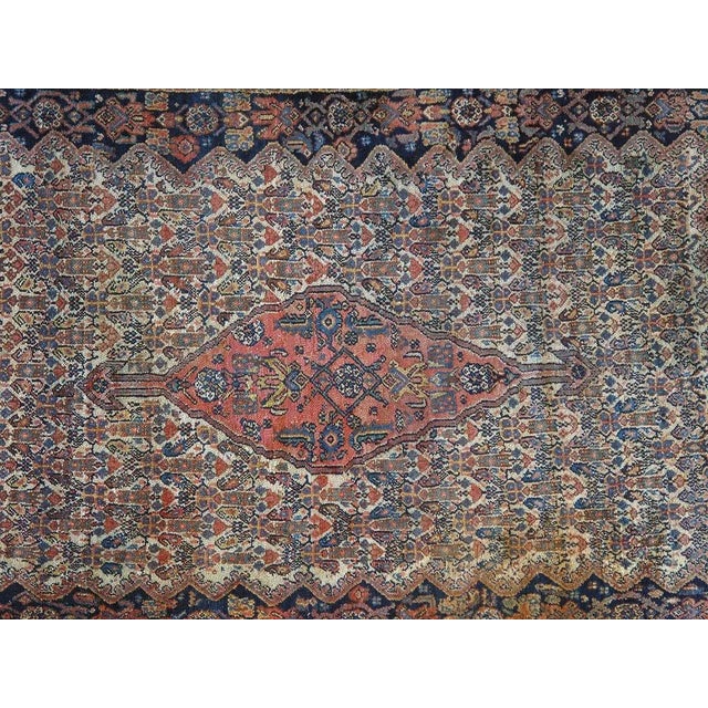 Persian 1920's Antique Persian Bibikabad, 4'3" X 6'7" For Sale - Image 3 of 6