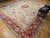 Antique Turkish Oushak Rug, Hand-Knotted Wool, Allover Geometric Pattern, Tan & Red, 14' X 15' For Sale - Image 9 of 18