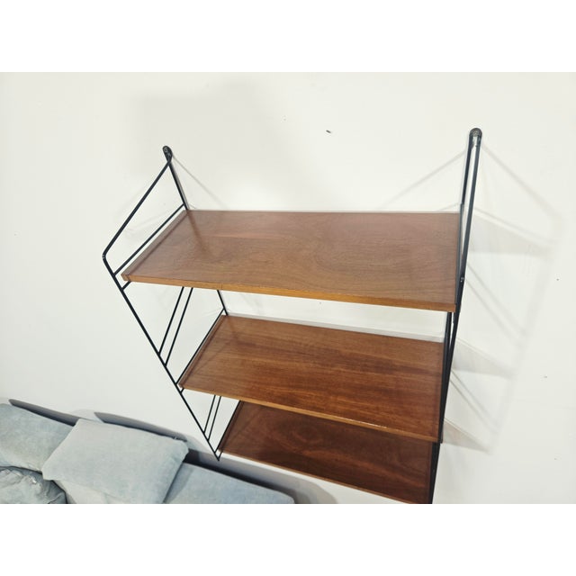 Mid-Century Modern Wall Shelf by Kajsa & Nils Nisse Strinning, 1960s For Sale - Image 4 of 14