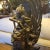 Brown 1930s Carved Balinese Garuda Sculpure Wooden Lamp For Sale - Image 8 of 9