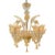 Murano Gold Venetian Style Chandelier For Sale