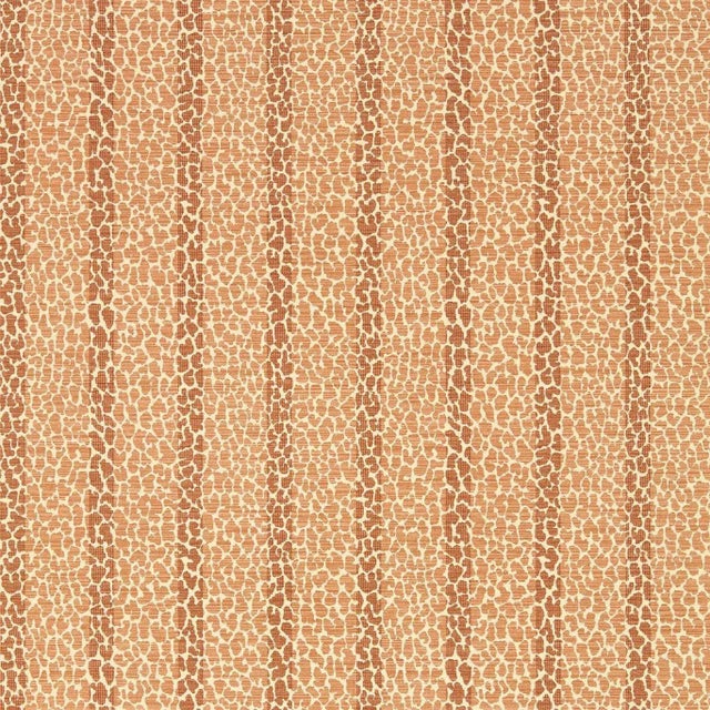 Harlequin Lacuna Stripe Wallpaper in Paprika For Sale