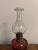 Victorian Cranberry Glass Oil Lamp, 1880s For Sale - Image 4 of 7
