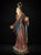 Large Spanish Colonial Polychrome Virgin Mary, 1780 For Sale - Image 6 of 9
