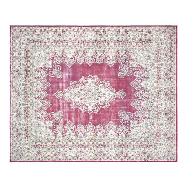 1960s Persian Kerman Rug For Sale