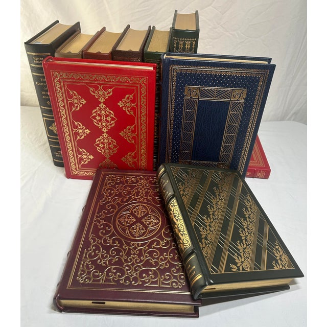 American 1970s Vintage Franklin Library, 100 Greatest Masterpieces of American Literature Collection, Leather Books - Set of 11 Books For Sale - Image 3 of 10