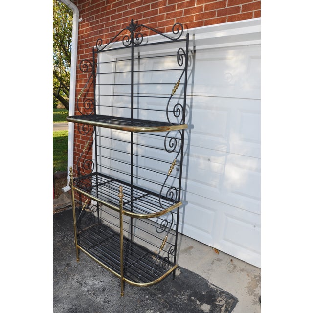 Mid 20th Century Vintage French Bakers Rack Chairish