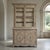 18th Century Louis XVI Inlaid Stripped Oak Bookcase ~ Bibliotheque in the neoclassical style, hand-crafted from solid oak...