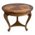 Hekman Round Side Table With Queen Anne Legs For Sale