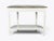 Louis XVI Style, White Demilune Console Table, Wood, Marble, France, 1960s For Sale - Image 15 of 15