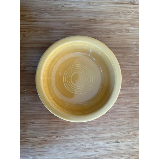 American Vintage 5.5" Original Yellow Fiestaware Bowl For Sale - Image 3 of 3