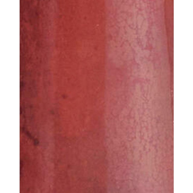 1970s Otto Natzler and Gertrud Natzler Rare Squat Bottle Form With Long Neck, 1974 For Sale - Image 5 of 10