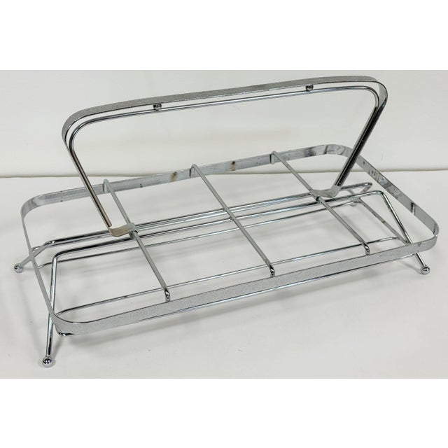 Vintage Dorothy Thorpe Silver Fade Roly Poly Glasses in Caddy For Sale - Image 11 of 11