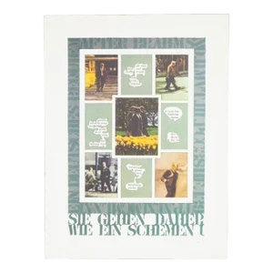 Tom Phillips, Ein Deutsches Requiem After Brahms, Screenprint, Limited Edition 9/20, Signed 1972