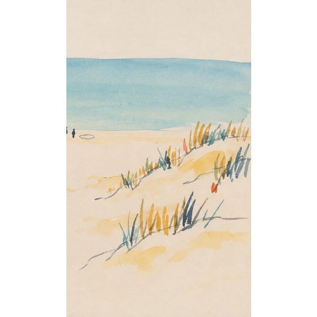Coastal Beach Art Print – Sand Dunes and Turquoise Sea, 36" X 24" For Sale In Buffalo - Image 6 of 7