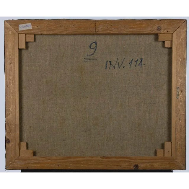 Contemporary Leo Guida, Pink Geometries, Original Oil Paint on Canvas, 1970s For Sale - Image 3 of 4