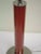 Vintage Mid Century Modern Modernist Red Cylinder Chrome Table Desk Console Lamp For Sale - Image 4 of 9