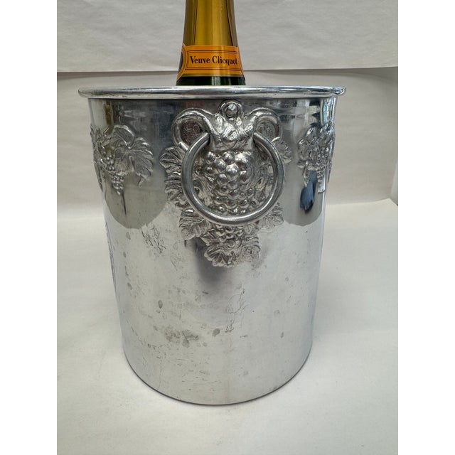 Silver Vintage Dom Pérignon Champagne Bucket For Sale - Image 8 of 10