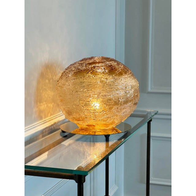 Metal Murano Glass Table Lamp by Venini, 2011 For Sale - Image 7 of 9