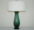 Mid-Century Modern Vintage Murano Glass Craquelure Lamps Green For Sale - Image 3 of 9