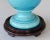 Art Deco 1930s French Art Deco Turquoise Crackle-Glazed Urn Lamps - a Pair For Sale - Image 3 of 4