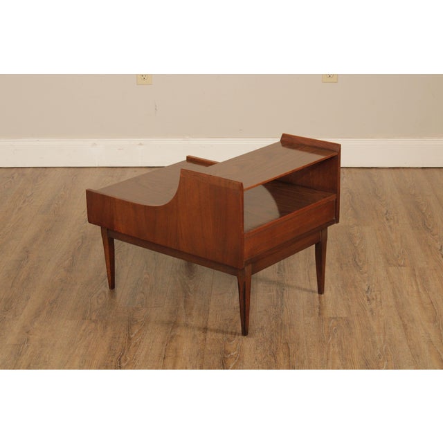 1960s MidCentury Modern Walnut Side Table Chairish