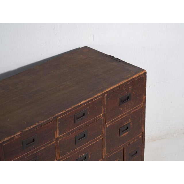 Antique Japanese Tansu Chest of Drawers For Sale - Image 3 of 12