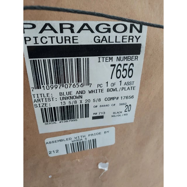 1990s Chinoiserie Saucers in Shadowbox For Sale In Atlanta - Image 6 of 6