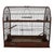19th Century Antique English Wire & Wood Finch Bird Cage 19thC For Sale - Image 5 of 8